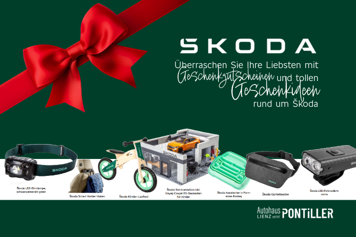  Škoda Geschenkgutscheine und tolle Geschenkideen